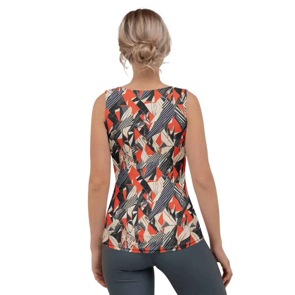 Vermilion Static on Women's Tank Top — Back