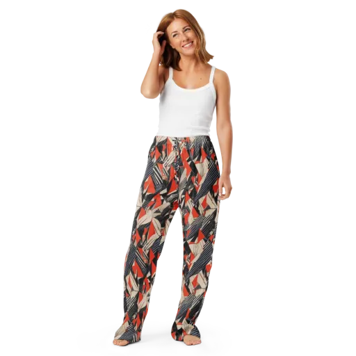 Vermilion Static on a Women's Pajama Pants
