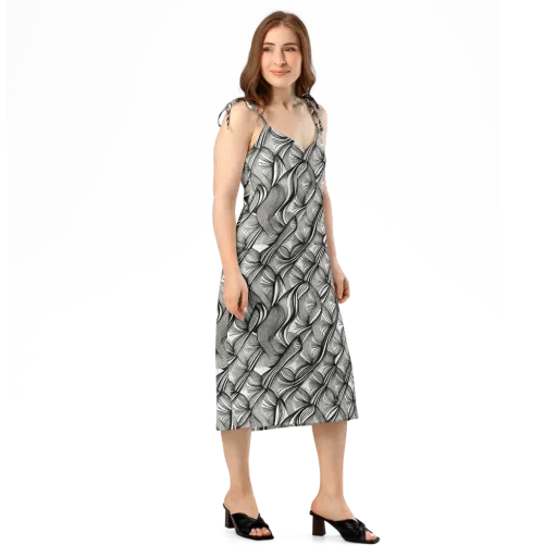 Ink Botanica on a Slip Dress