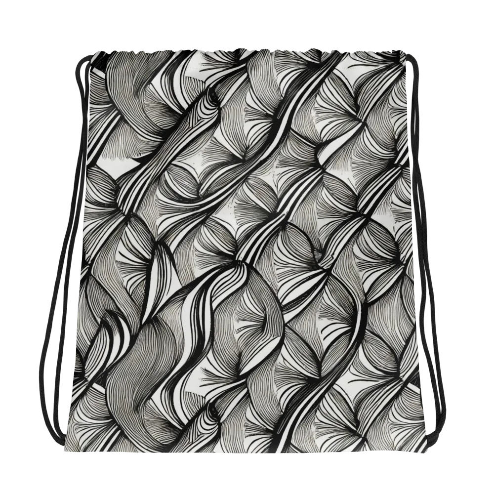 Ink Botanica on Drawstring Bag — Photo