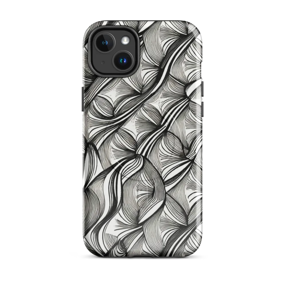 Ink Botanica on MagSafe Tough Case for iPhone® — Front