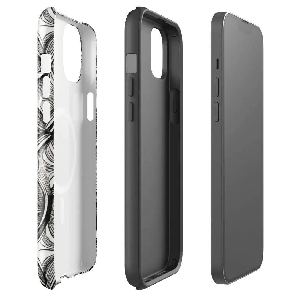 Ink Botanica on MagSafe Tough Case for iPhone® — Front
