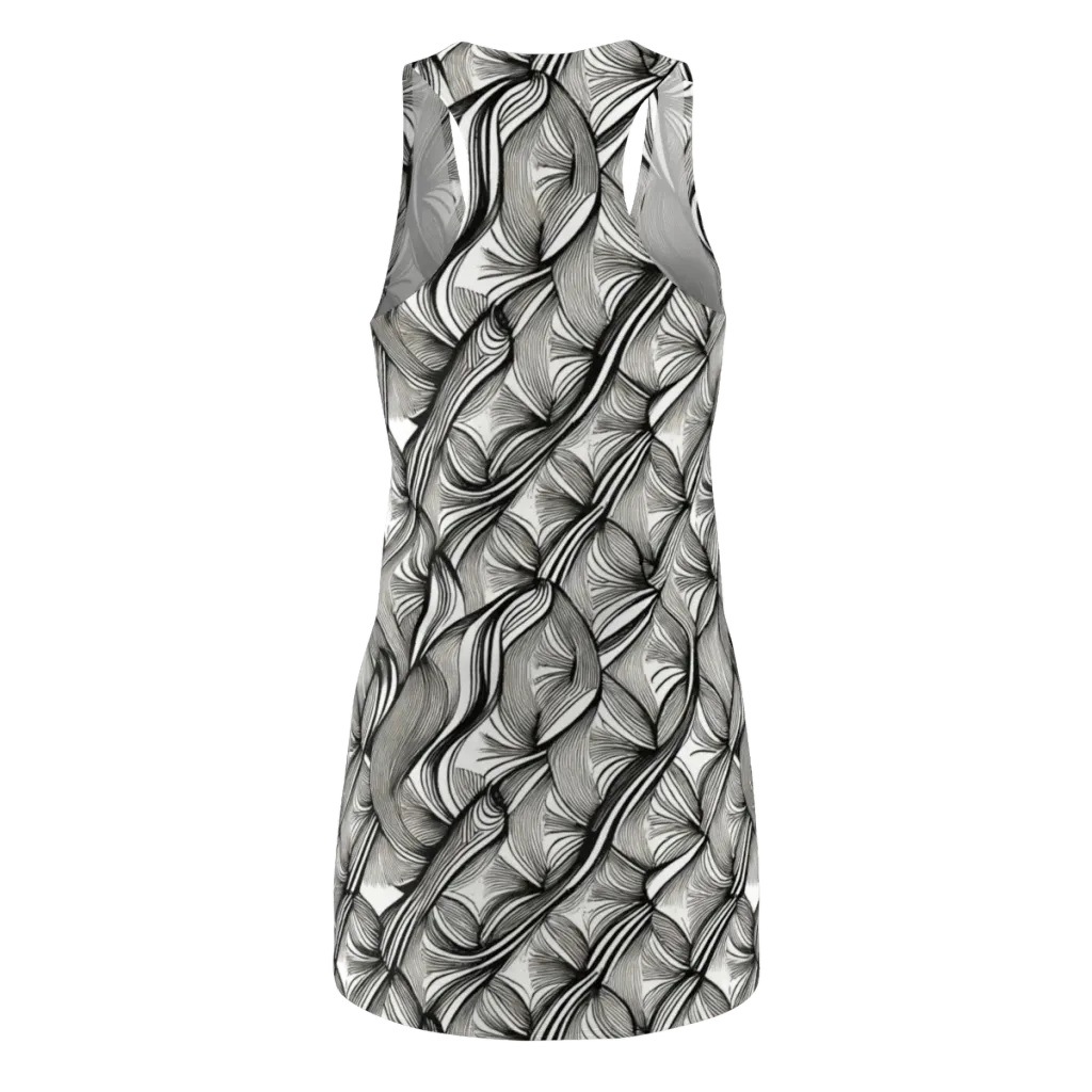 Ink Botanica on Racerback Dress — Back