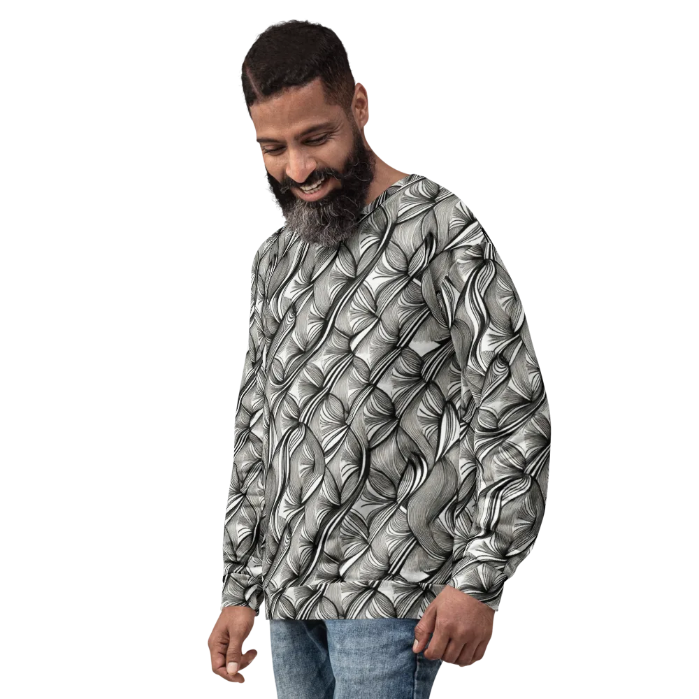 Ink Botanica on Sweatshirt — Left Front