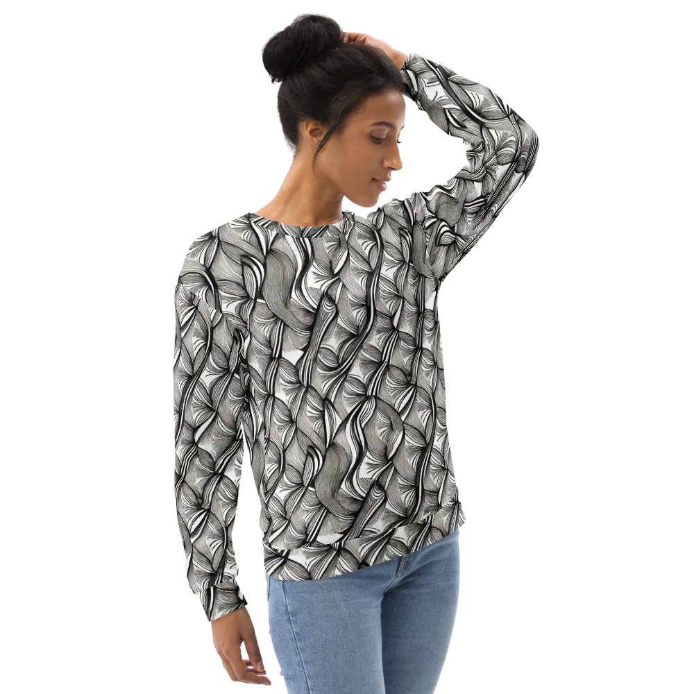 Ink Botanica on Sweatshirt — Right Front