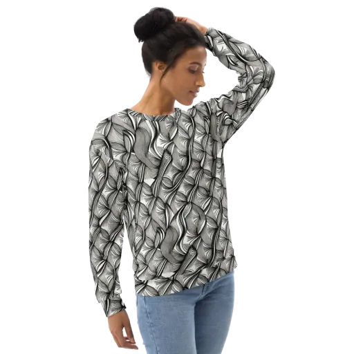 Ink Botanica on a Sweatshirt