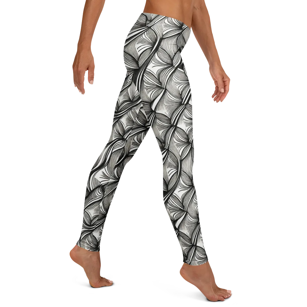 Ink Botanica on Leggings — Right