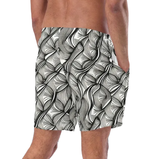 Ink Botanica on a Swim Trunks