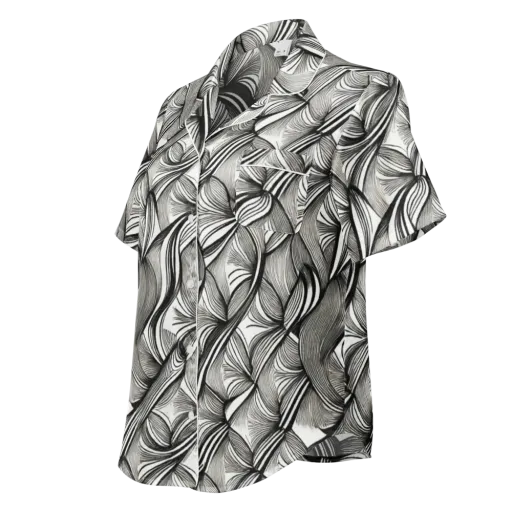 Ink Botanica on a Women's Short Sleeve Pajama Top