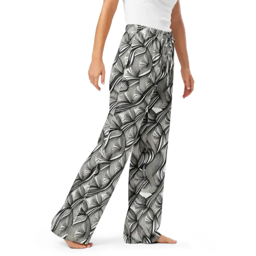 Ink Botanica on a Women's Pajama Pants