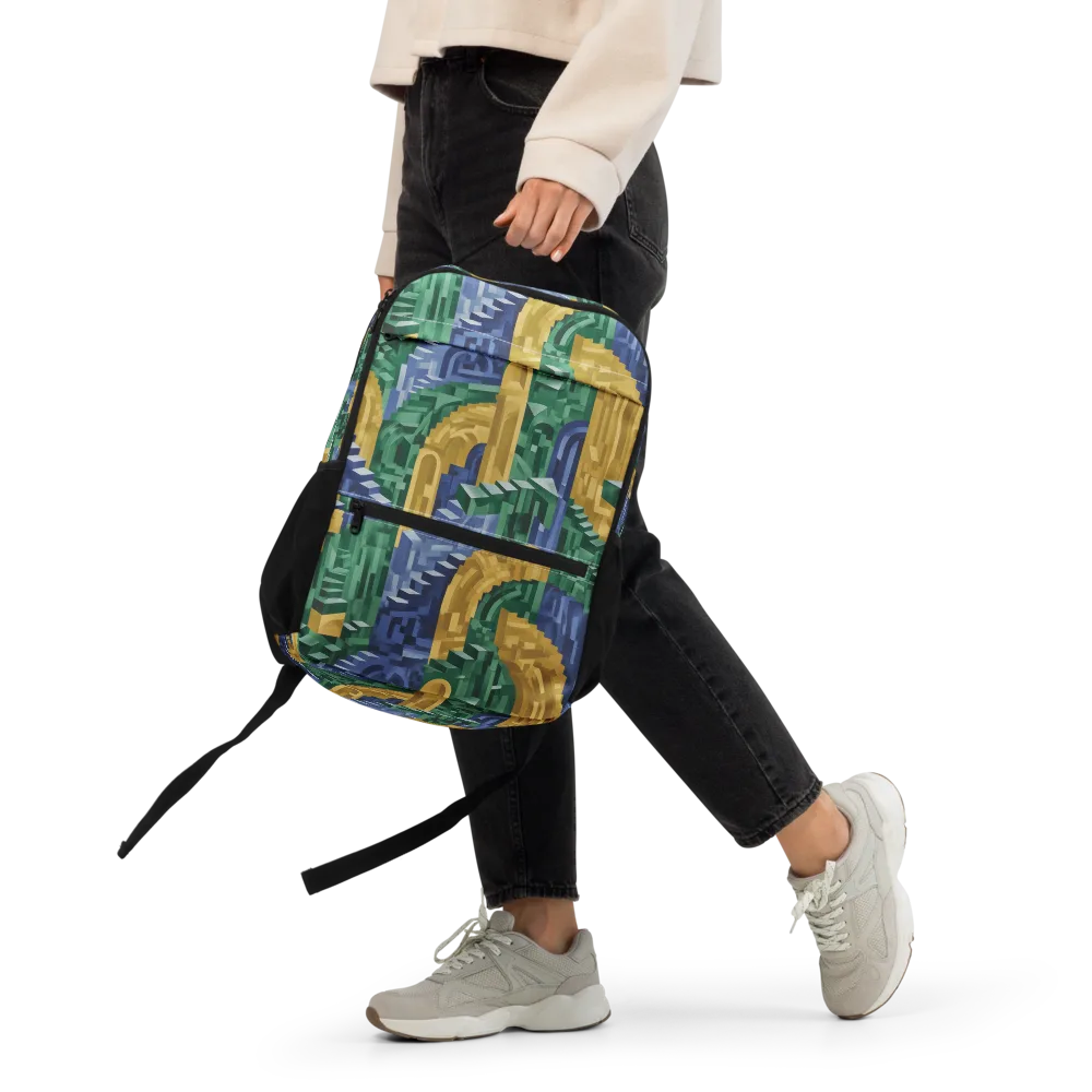 Moorish Maze on Utility Backpack — Front