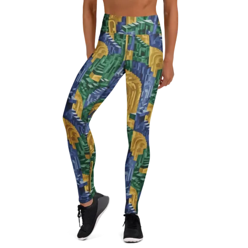 Moorish Maze on a Yoga Leggings