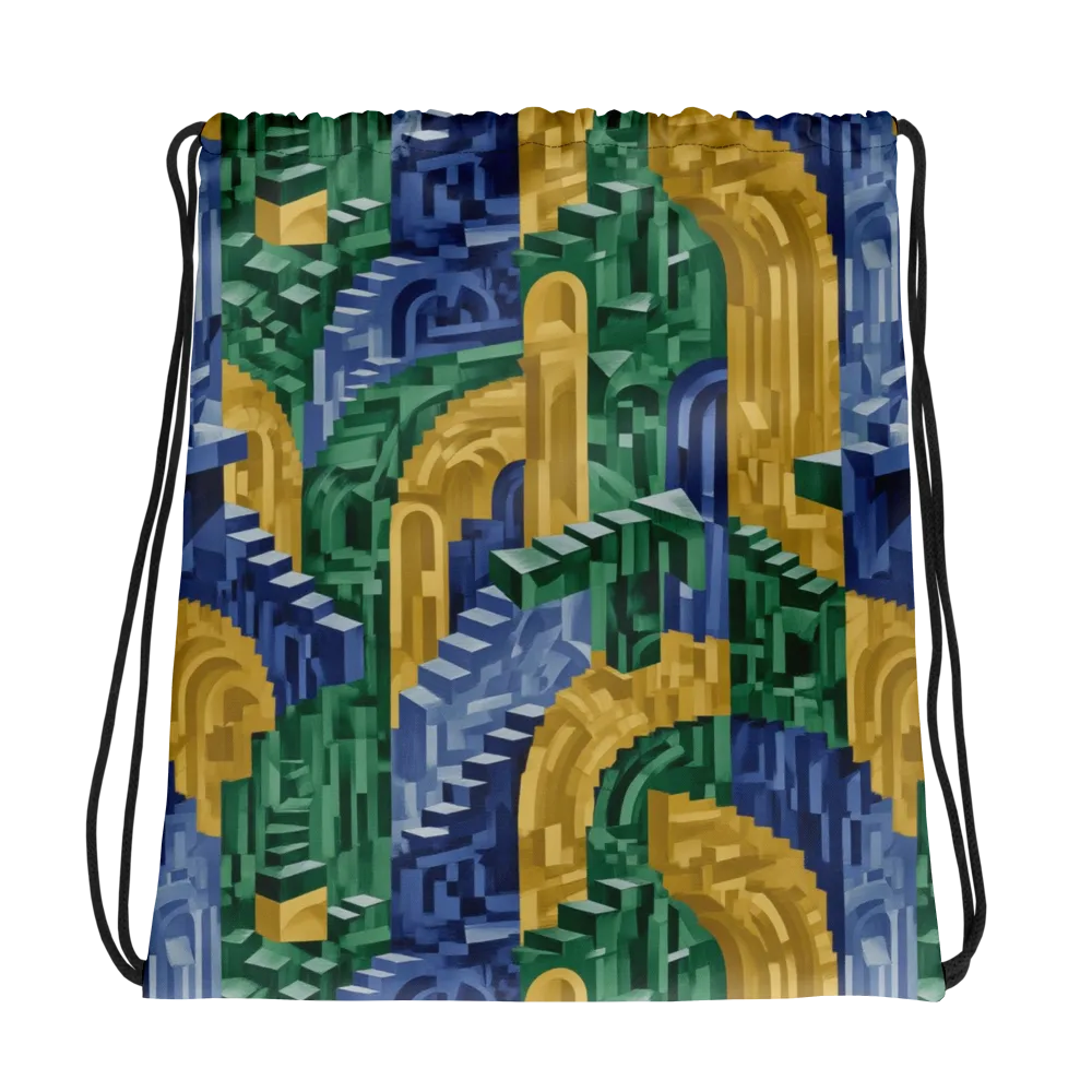Moorish Maze on Drawstring Bag — Photo
