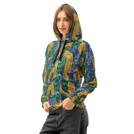 Moorish Maze on a Cotton Hoodie