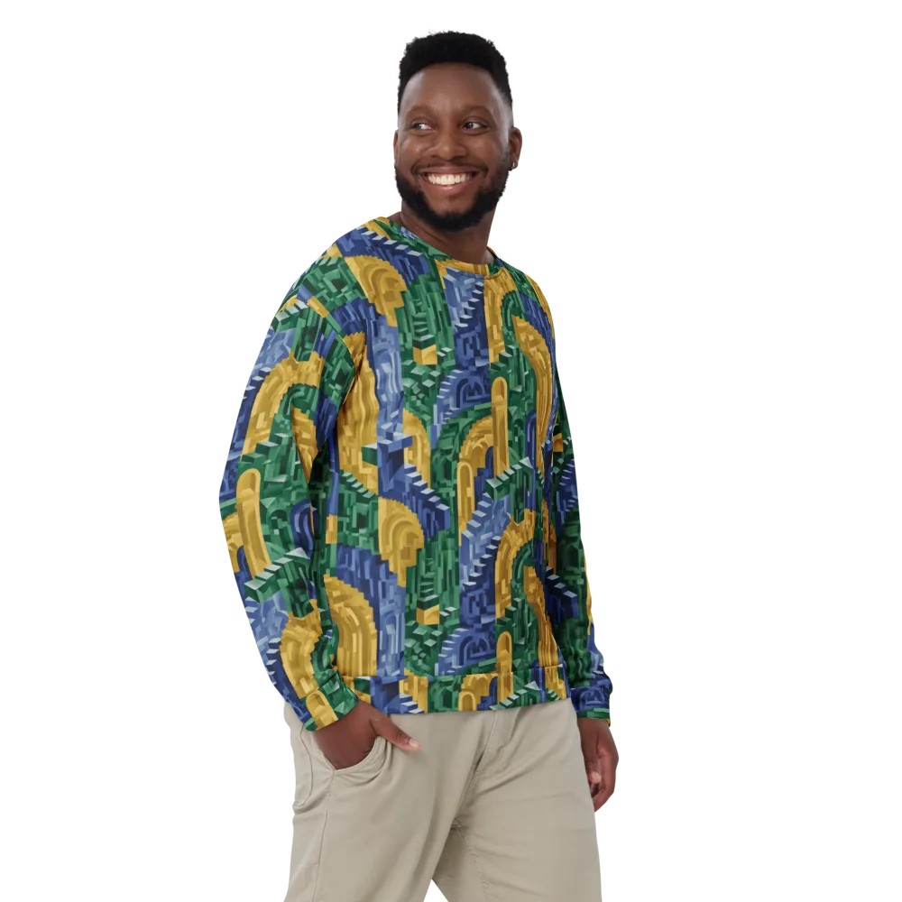 Moorish Maze on Sweatshirt — Front