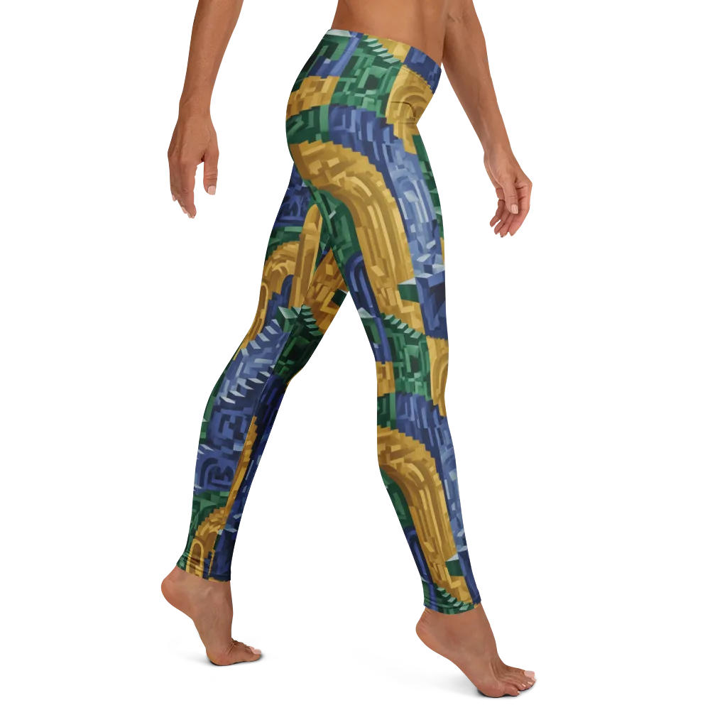 Moorish Maze on Leggings — Right