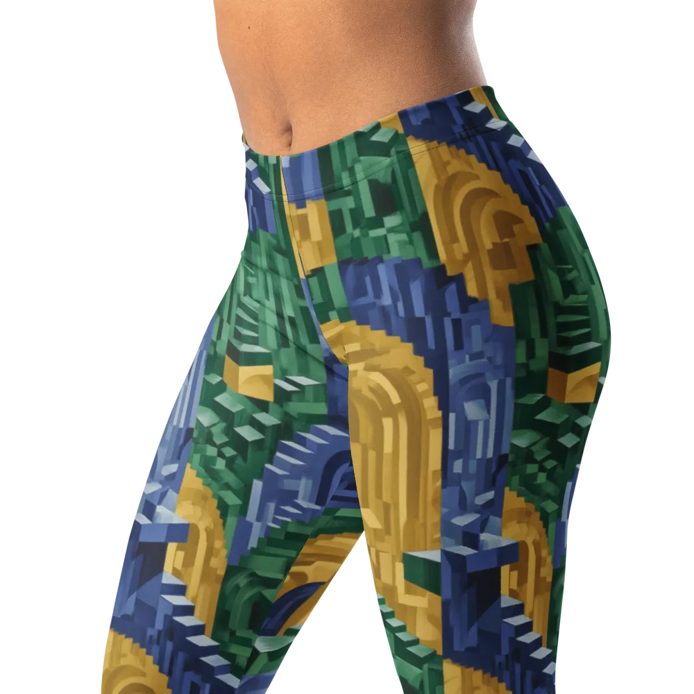 Moorish Maze on Leggings — Left Front