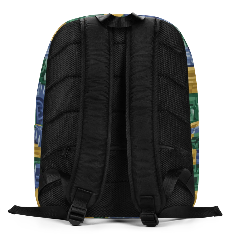 Moorish Maze on Minimalist Backpack — Back