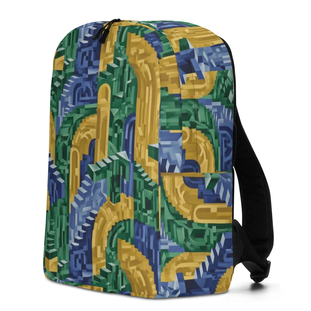 Moorish Maze on Minimalist Backpack — Left