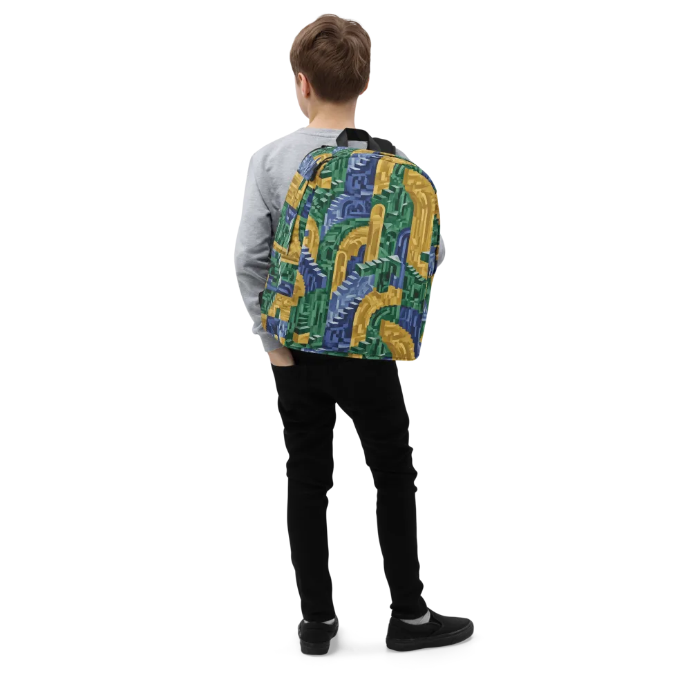 Moorish Maze on Minimalist Backpack — Right Front