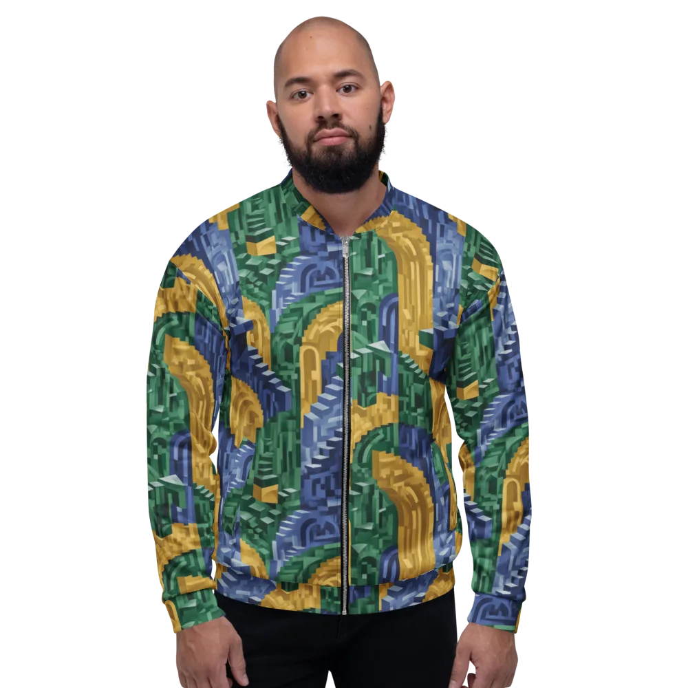 Moorish Maze on Bomber Jacket — Front