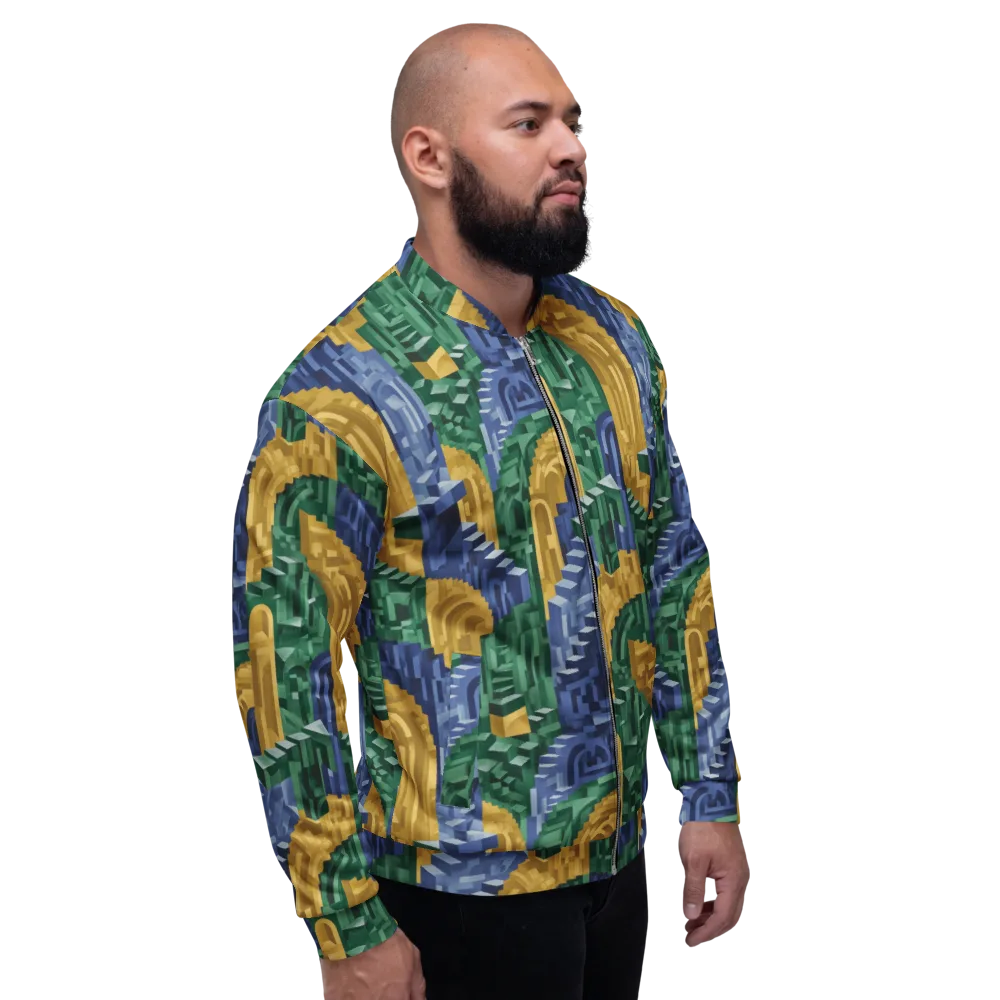 Moorish Maze on Bomber Jacket — Right