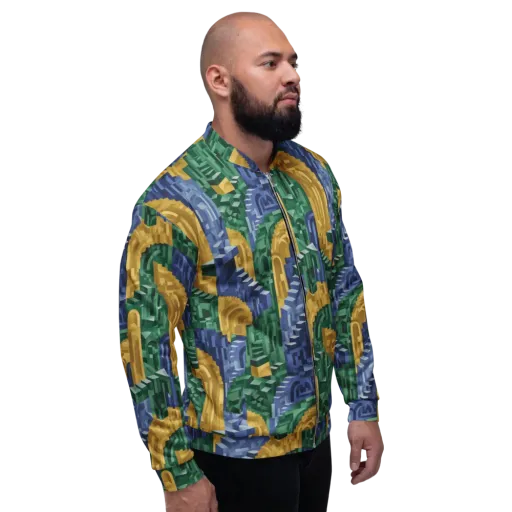 Moorish Maze on a Bomber Jacket