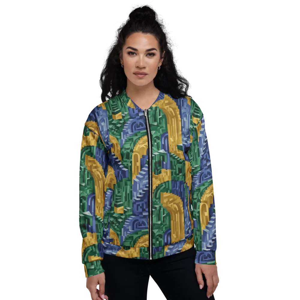 Moorish Maze on Bomber Jacket — Front