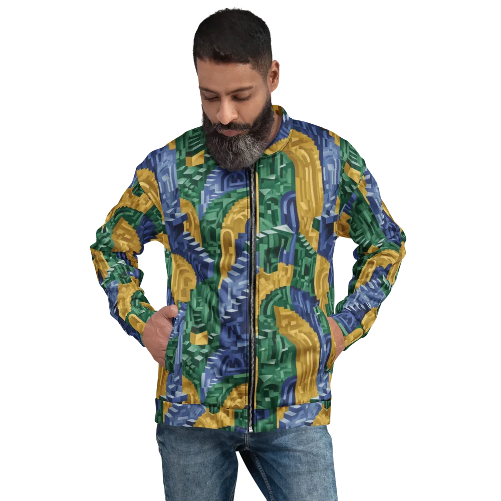 Moorish Maze on Bomber Jacket — Front