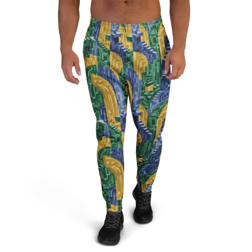 Moorish Maze on a Men's Joggers