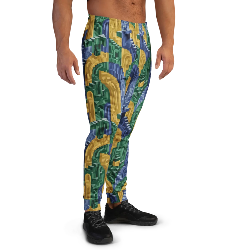 Moorish Maze on Men's Joggers — Right