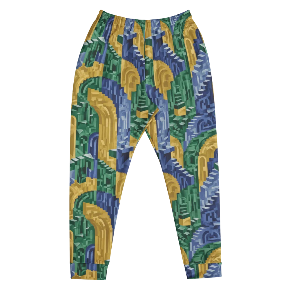 Moorish Maze on Men's Joggers — Front
