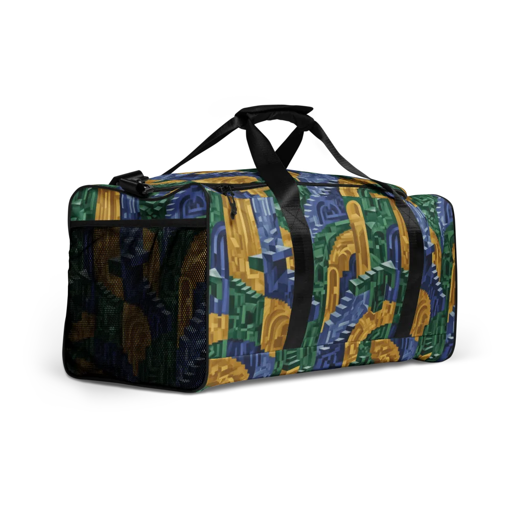 Moorish Maze on Duffle Bag — Right Front