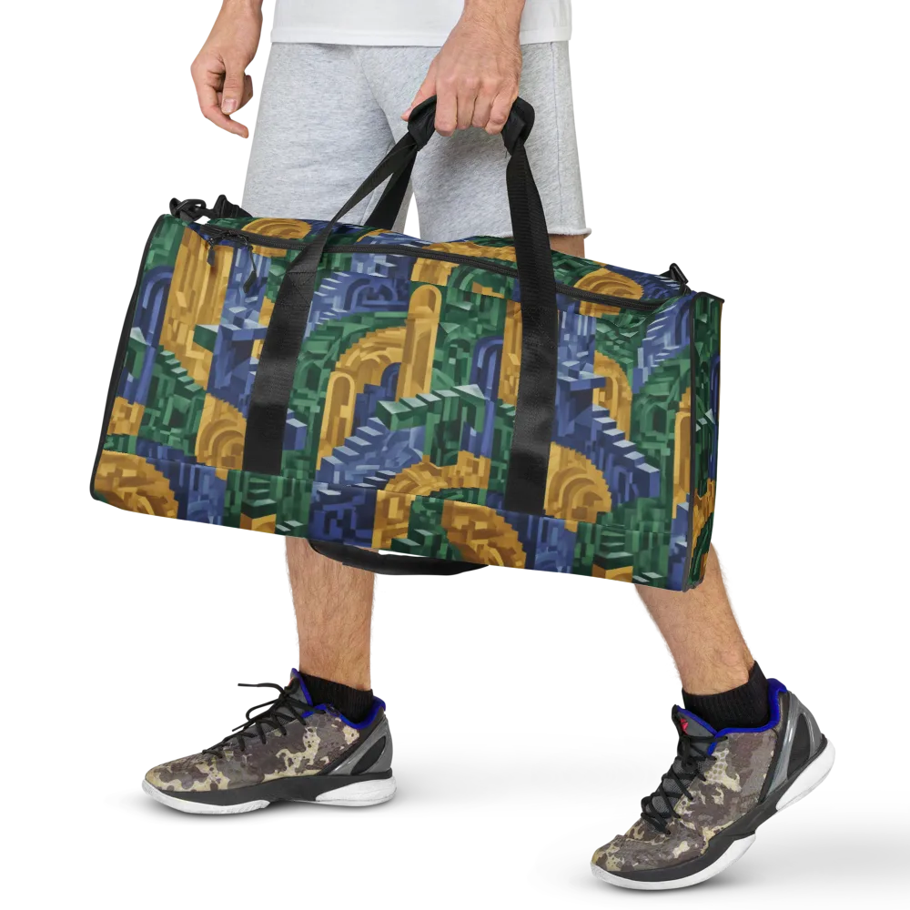 Moorish Maze on Duffle Bag — Front