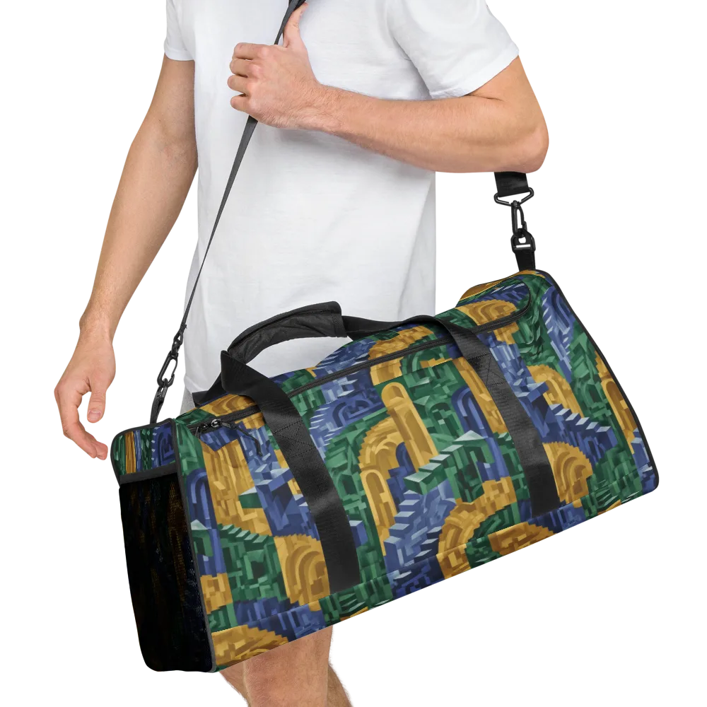 Moorish Maze on Duffle Bag — Right Front