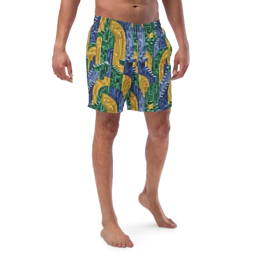 Moorish Maze on a Swim Trunks
