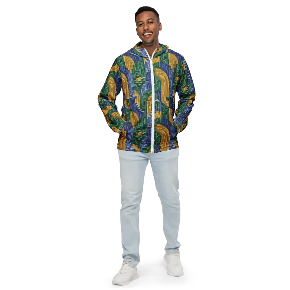 Moorish Maze on Men's Windbreaker — Front