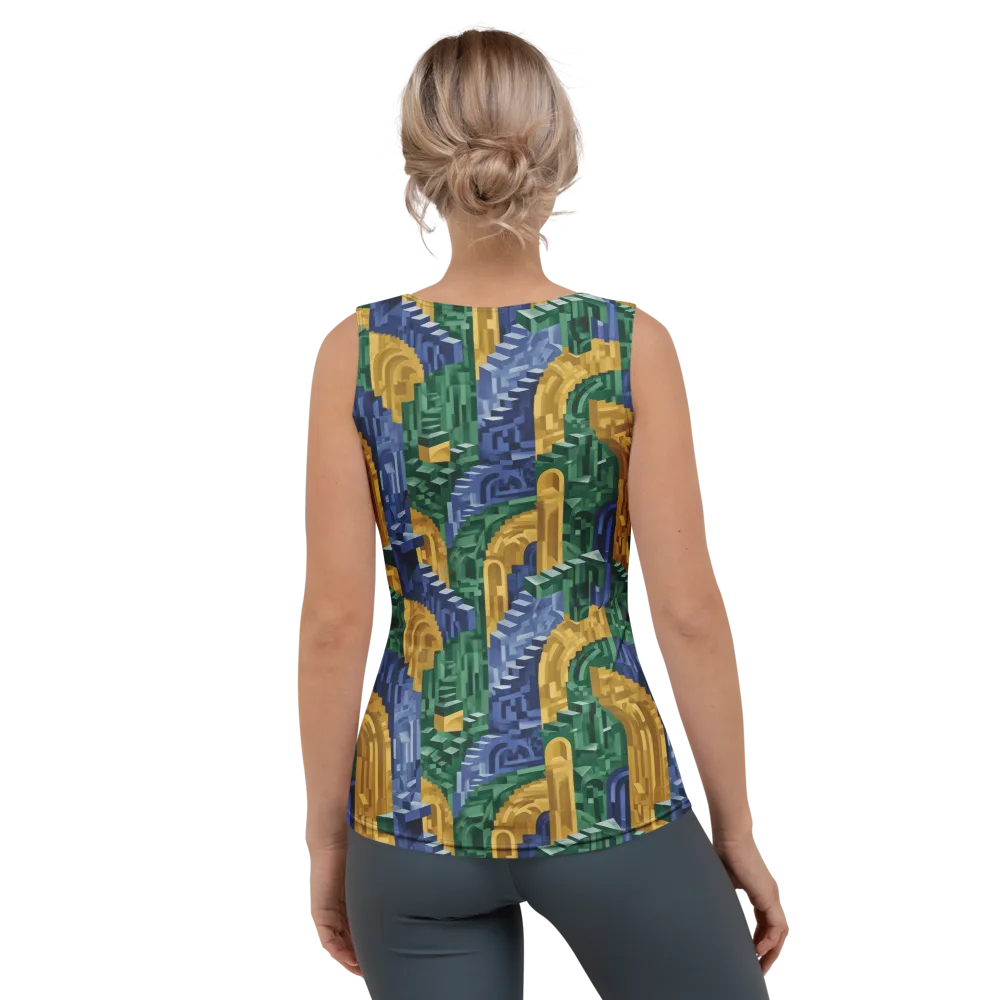 Moorish Maze on Women's Tank Top — Back