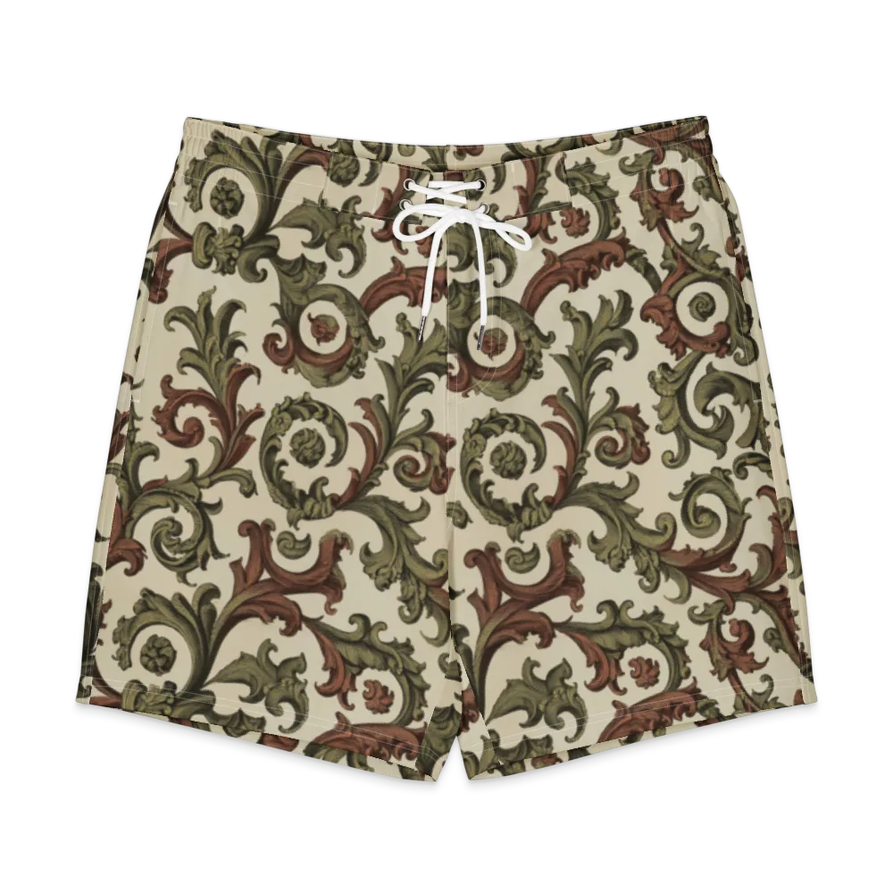 Acanthus Archive on Men's Board Shorts — Front