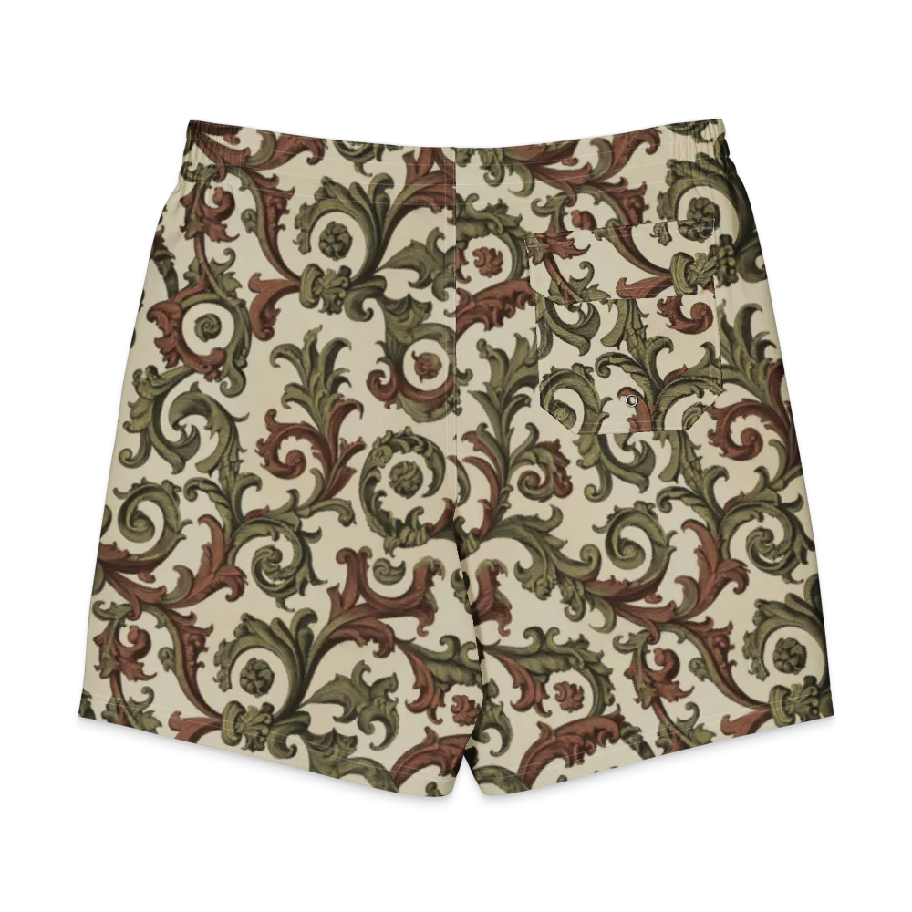 Acanthus Archive on Men's Board Shorts — Back