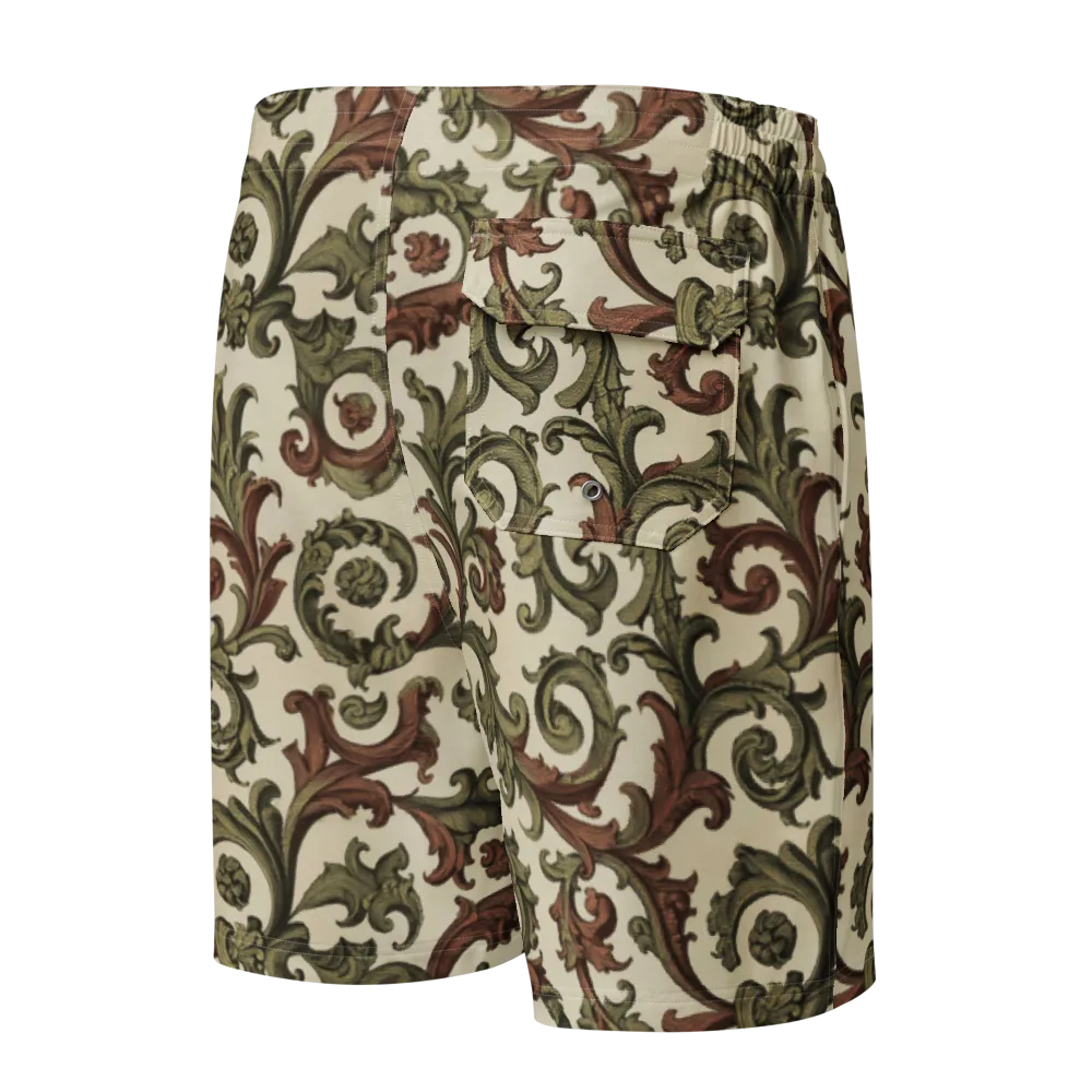 Acanthus Archive on Men's Board Shorts — Back