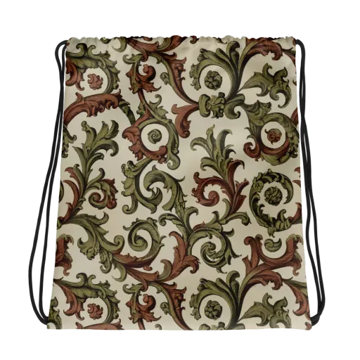 Acanthus Archive on a Drawstring Bag