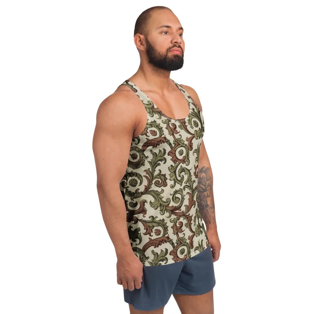 Acanthus Archive on Men's Tank Top — Right Front