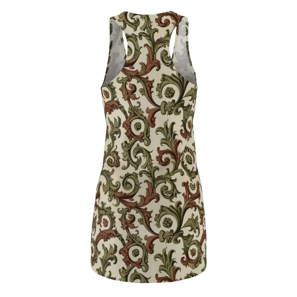 Acanthus Archive on Racerback Dress — Back