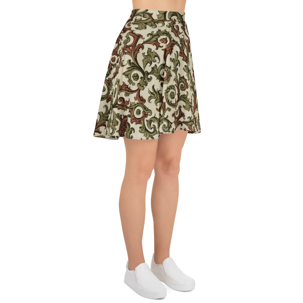 Acanthus Archive on Skater Skirt — Right