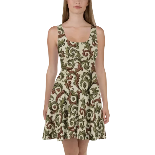 Acanthus Archive on a Skater Dress