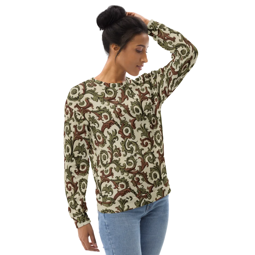 Acanthus Archive on Sweatshirt — Right Front