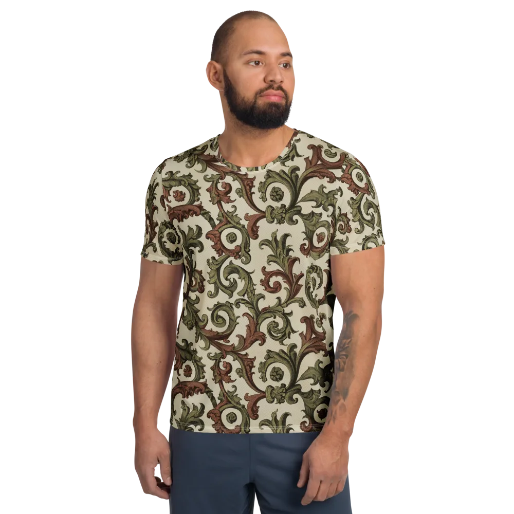 Acanthus Archive on Men's Athletic T-Shirt — Front