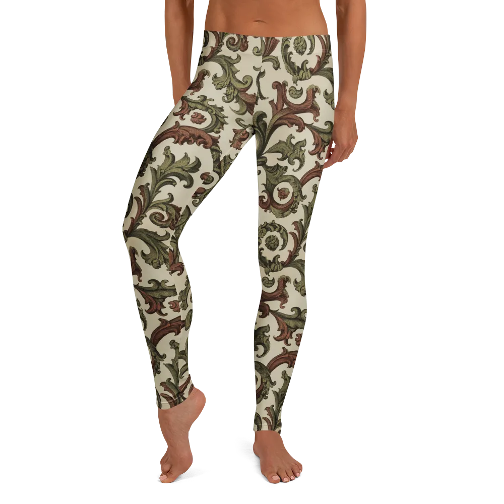 Acanthus Archive on Leggings — Front