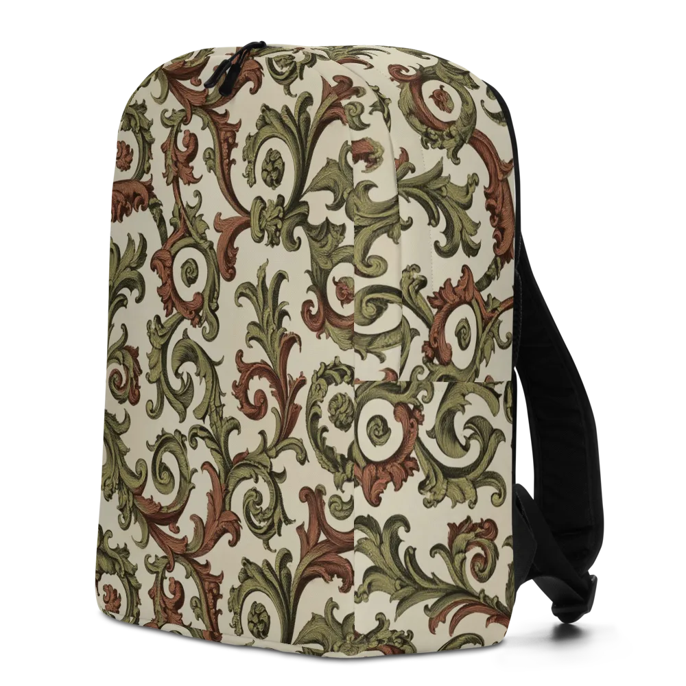 Acanthus Archive on Minimalist Backpack — Left